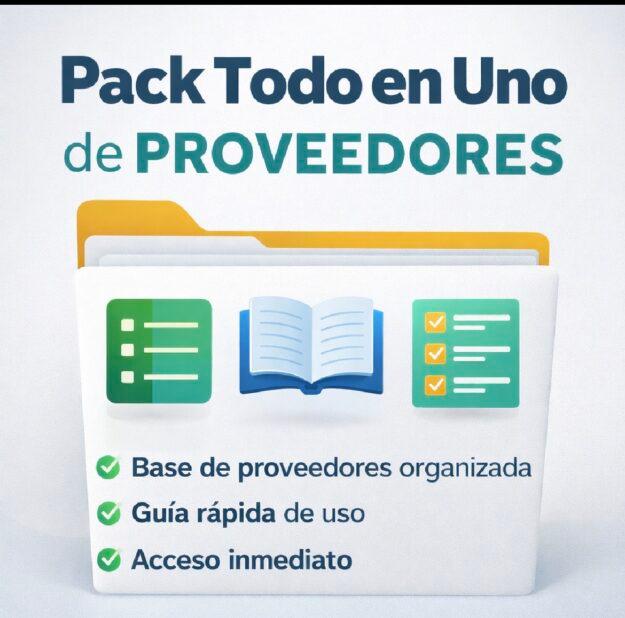 Pack de más de 10.000 proveedores para reventa!
