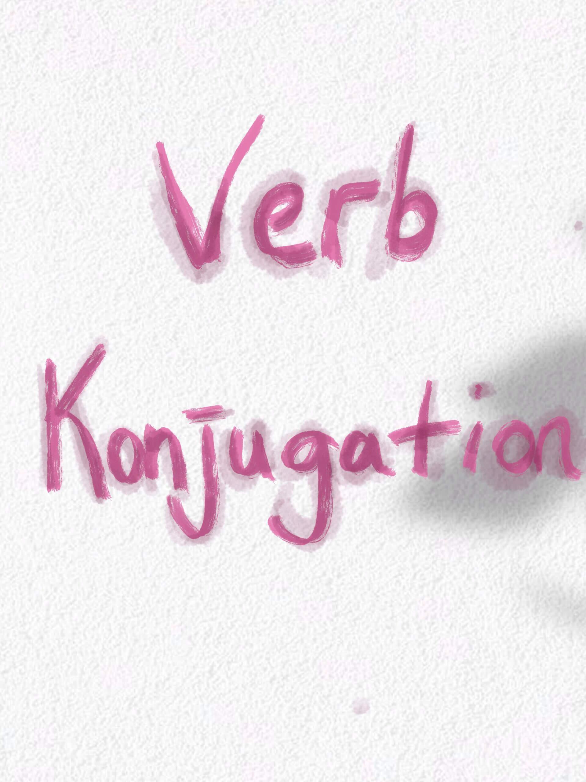 Konjugation von regelmäßigen Verben im Präsens