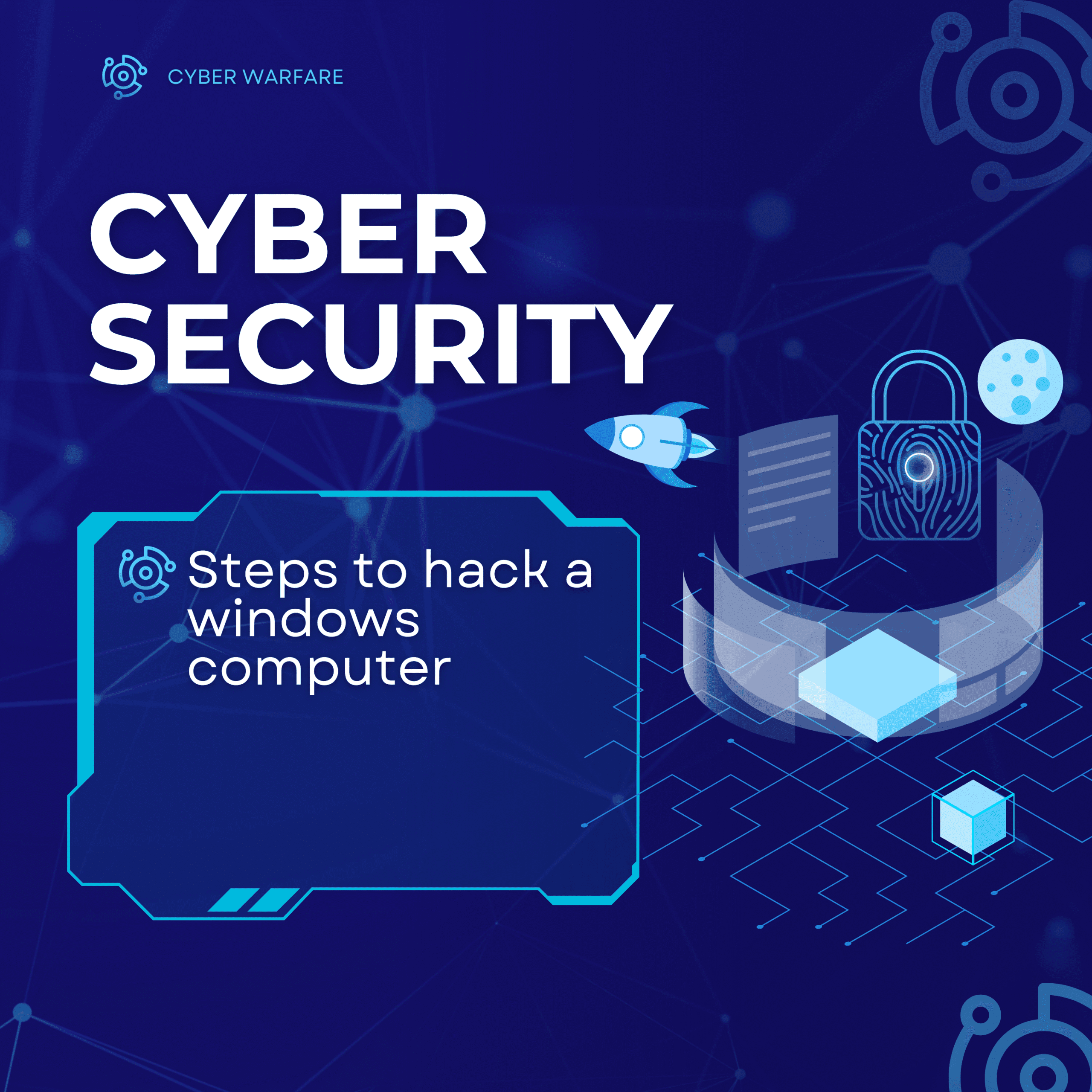 Steps to hack a windows computer